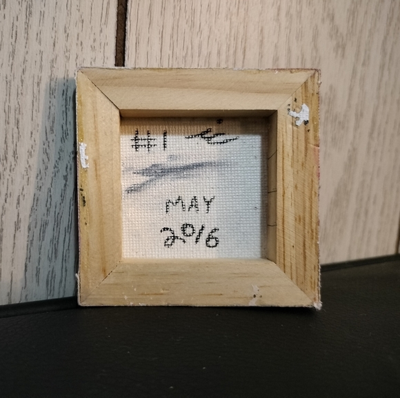 Red and Black Eye Painting (Untitled Eye #1) - Picture 2 of 3